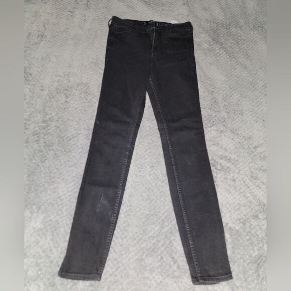 Hollister Dark Gray Ultra High Rise Super Skinny Jeans  Size 7L - Picture 3 of 9